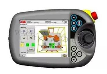 ABB機(jī)器人示教盒維修按鈕功能