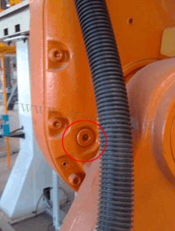 ABB IRB1600機(jī)器人各軸油口位置