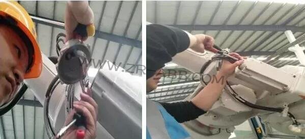 ABB機器人IRB6640四軸伺服電機更換服務(wù)