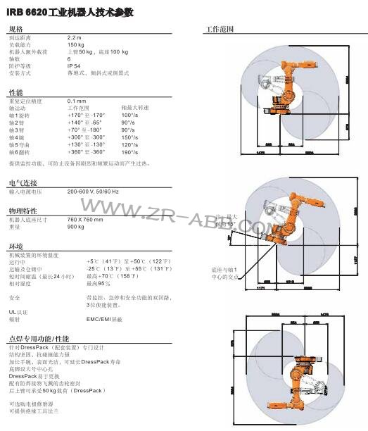 ABB機械臂IRB 6620現(xiàn)貨出租